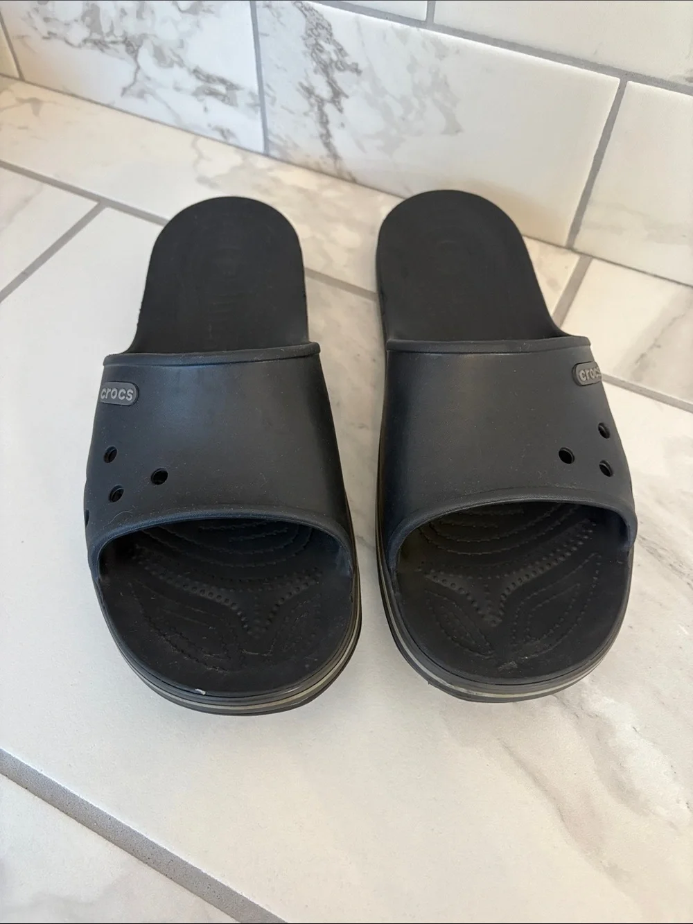 Crocs CrocBand III Slide Black Mens 12